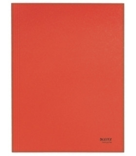 SUBCARP. LEITZ RECYCLE 3 SOL. A4 ROJO