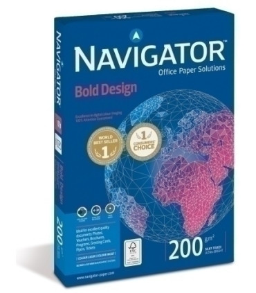 PAPEL A4 NAVIGATOR 200g 150h BOLD DESIGN