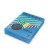 PAPEL COLOR A4 CT. 80g 500h AZUL