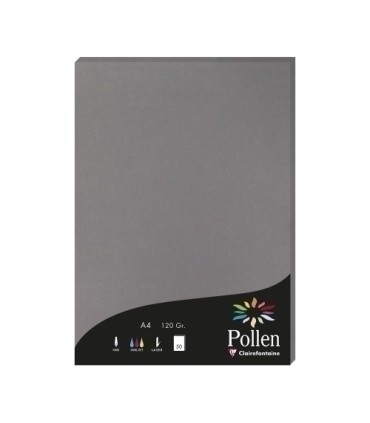 PAPEL CLAIREFONTAINE POLLEN A4 50h GRIS