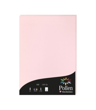 PAPEL CLAIREFONTAINE POLLEN A4 50h ROSA