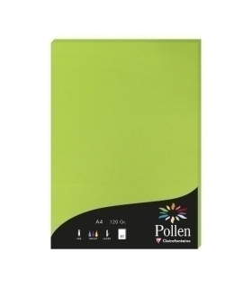 PAPEL CLAIREFONTAINE POLLEN A4 50h VERDE