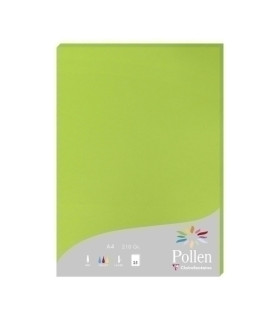 PAPEL CLAIREFONTAINE POLLEN A4 25h VERDE