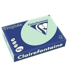 PAPEL COLOR A4 TROPHEE 80g 500h VERDE