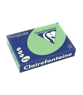 PAPEL COLOR A4 TROPHEE 80g 500h VD.NATUR