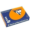 PAPEL COLOR A4 TROPHEE 80g 500h NARANJA