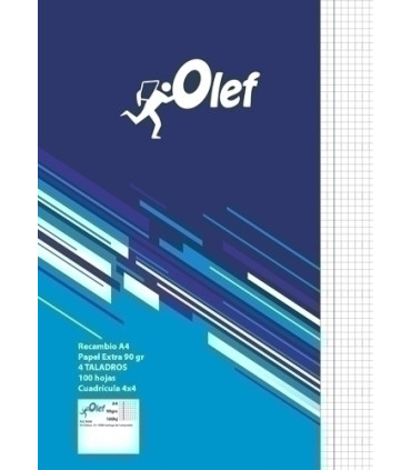RECAMBIO OLEF A4 100h 4 TAL. CD.4