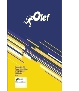 RECAMBIO OLEF A4 100h 4 TAL. LISO
