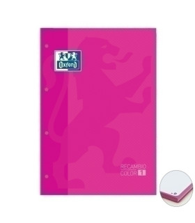 RECAMBIO OXF. A4 80h 4 TAL. CD.5 FUCSIA