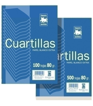 PAPEL 4º ZORR. 80g 100h LISO (CUARTILLA)