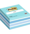 TACO NOTAS POST-IT CUBO 450 H.AZUL PASTE