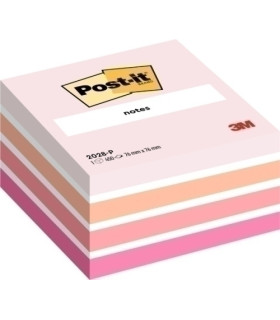 TACO NOTAS POST-IT CUBO 450 H.ROSA PASTE