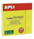 TACO NOTAS APLI 76X76 AMARILLO NEON