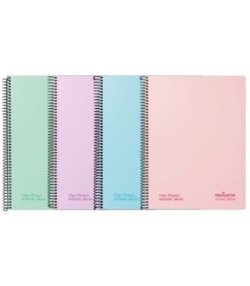 BLOC NAVIGATOR A4 80h CD.4 PASTEL SURTID