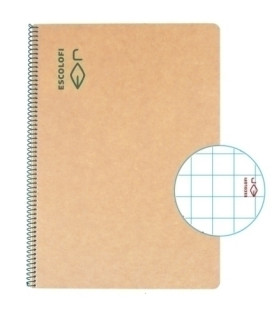BLOCK ESCOLOFI A4 100h 5x5 80g ECOLOGICO
