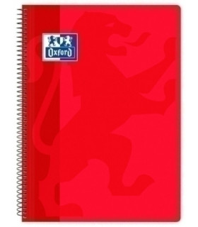 BLOCK OXF.SCH.PP Fº 80h CD.4 ROJO