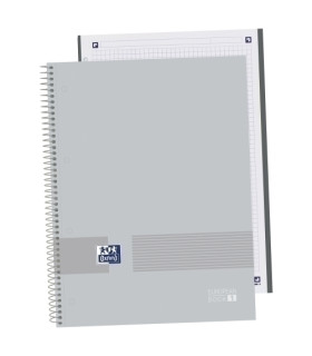 BLOCK OXF. EU.BOOK 1 A4 80h CD.5 PURE GR