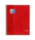 BLOCK OXF. EU.BOOK 1 A5 80h CD.5 ROJO