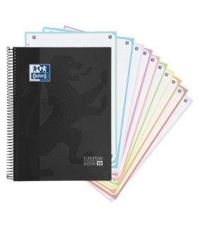 BLOCK OXF. EU.BOOK 10 A4 150h CD.5 NEGRO