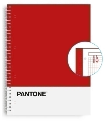 BLOCK ESCOL.PANTONE A4 BASIC 80h 5x5 RJ