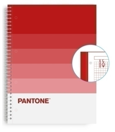 BLOCK ESCOL.PANTONE A4 SPEAKS 80h 5x5 PS