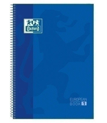 BLOCK OXF. EU.BOOK 1 A4 80h CD.5 AZUL