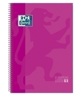 BLOCK OXF. EU.BOOK 1 A4 80h CD.5 FUCSIA