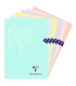 LIBRETA CLAIRE. PP A4 48 HJS.HRZ PASTEL