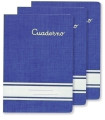 LIBRETA PACSA CUADERNO A5+ 30h CD.8 AZUL