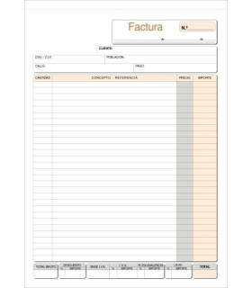 TALONARIO FACTURAS Fº NATURAL LOAN