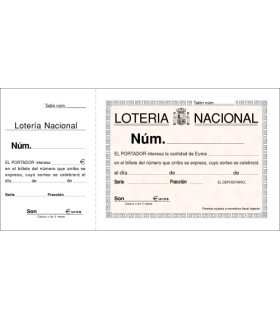 TALONARIO LOTERIA DOS TINTAS LOAN