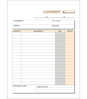 TALON. CAT. ENTREGAS 4º NATURAL LOAN