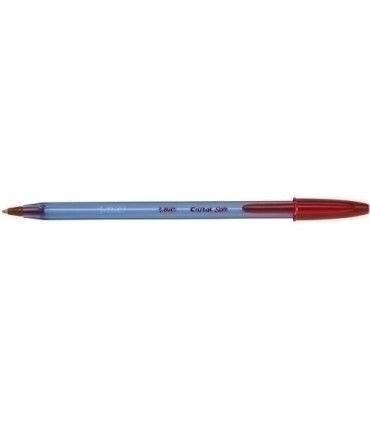 BOLIG.BIC CRISTAL  SOFT ROJO