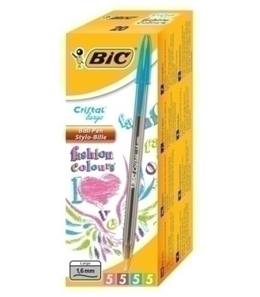 BOLIG.BIC CRISTAL FUN CAJA 20