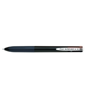 BOLIGRAFO 4 COL.PILOT SUPERGRIG G NEGRO