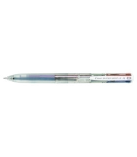 BOLIGRAFO 4 COL.PILOT SUPERGRIG G TRANSP