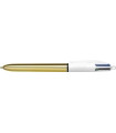 BOLIGRAFO  4 COL.BIC SHINE GOLD