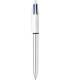 BOLIGRAFO 4 COL.BIC SHINE SILVER