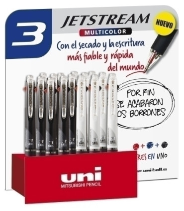 BOLI. UNI JETSTREAM 3 SURTIDO. EXP.15