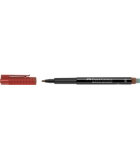 ROTUL.FABER C.MULTIMARK M  ROJO