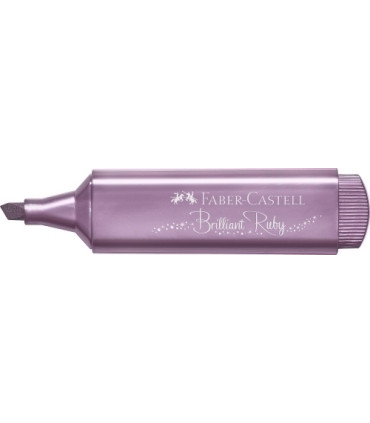 ROTUL.FLUOR FABER CASTELL 1546 MET.RUBI