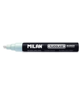 ROTULAD.PIZARRA MILAN FLUOGLASS BLANCO