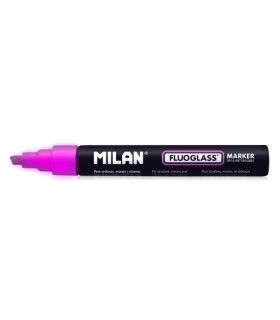ROTULAD.PIZARRA MILAN FLUOGLASS ROSA