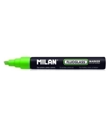 ROTULAD.PIZARRA MILAN FLUOGLASS VERDE