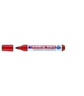 ROTUL.PIZAR.EDDING 660  ROJO