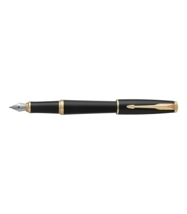 PLUMA PARKER URBAN MUTED NEGRO Y ORO