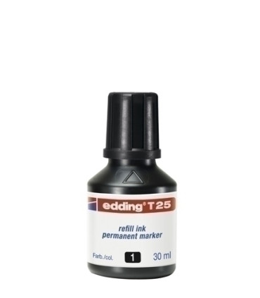 TINTA ROTUL.EDDING 30 ml T25 NEGRO