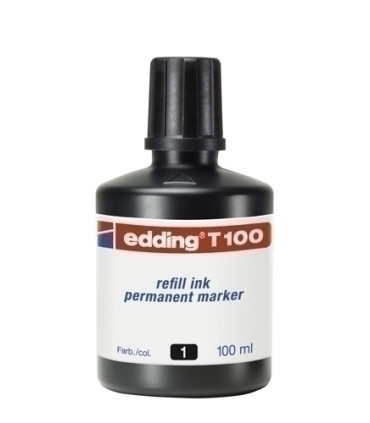 TINTA ROTUL.EDDING 100 ml T100 NEGRO