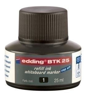 TINTA ROTUL.EDDING PIZ.25 ml BTK25 NEGRO
