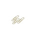 CLIP FOROFIS Nº2 (33 mm) DORADO C/ 100